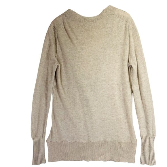 Costa Blanca cotton, nylon, angora Cardigan Knit Sweater color beige - large - Picture 5 of 16